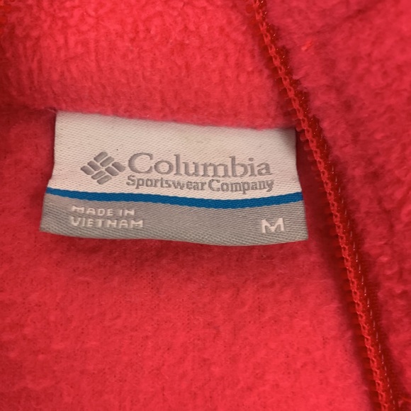 Pink Columbia Fleece Zip Up Jacket Size Medium - Picture 4 of 5